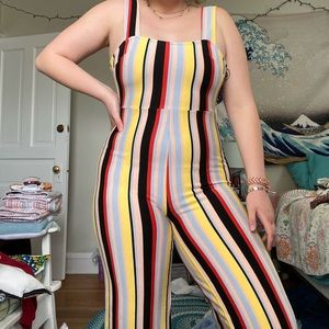 Stripped Jump suit!